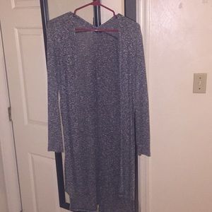Grey cardigan